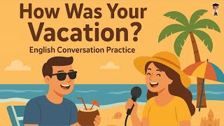 Let's Talk About Vacation 🏖️ Real English Conversation Practice for Beginners | Mr. English Channel