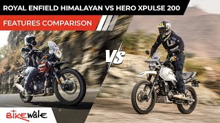 We compare the two most affordable adventure tourer motorcycles in the Indian market – the 2021 Royal Enfield Himalayan and the Hero XPulse 200 BS6. Both motorcycles feature off-road-focussed hardware, although they compete in different displacement segments and price brackets. Here we tell you how these two motorcycles fare against each other, and which one will suit your riding requirements.