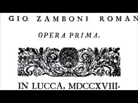 Giovanni Zamboni-Sonata VI (Gavotte )