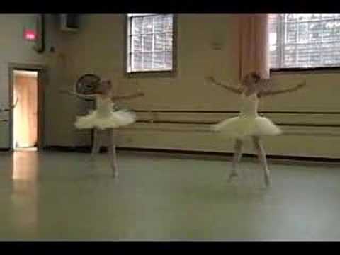 Ashley dancing on point at Walnut Hill