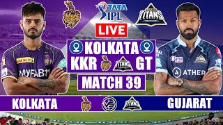 Kolkata Knight Riders v Gujarat Titans Live Scores | KKR v GT Live Score & Commentary | Last 5 Overs