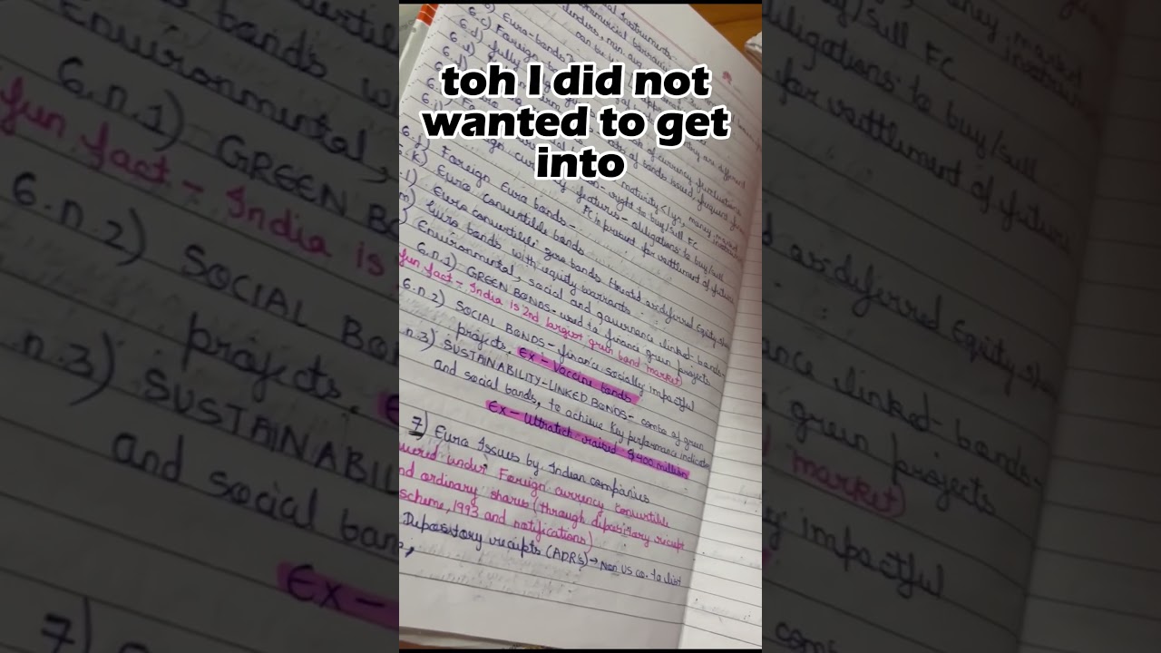 CA handwritten notes + getting back to study!!(Day 11 of CA inter prep)#caintermediate   #motivation