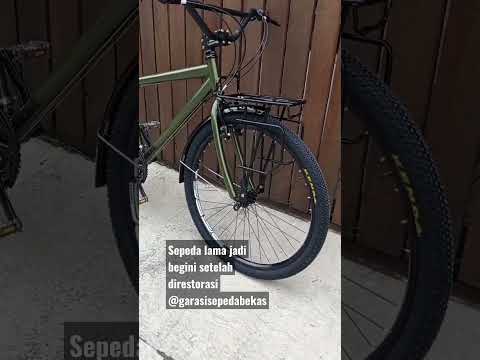 Restorasi Sepeda Polygon by @garasisepedabekas dulu butut sekarang kinclong #restorasisepeda