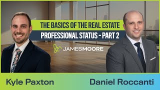 The Basics of the Real Estate Professional Status - Part 2