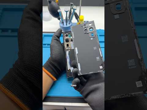 O dono deste S23 ultra optou pela tela original para não ter perca de qualidade   #s23ultra