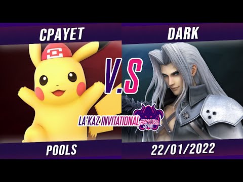 La'Kaz Invitational Pools - Cpayet (Pikachu) VS Dark (Sephiroth/Little Mac) - Smash Ultimate