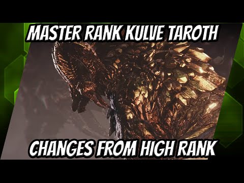Master Rank KULVE TAROTH: Differences and Similarities with High Rank