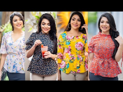 Beautiful Simple Crop Top designs and stylish unique Tops ideas for girls