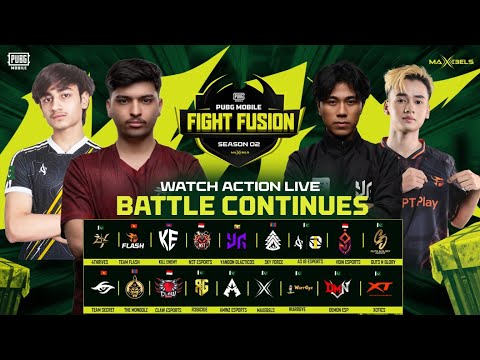 [URDU] 2025 Pubg Mobile Fight Fusion Invitational S2 | Day 2  | Ft. #4T #i8 #VOIN #FL #YG #DMN