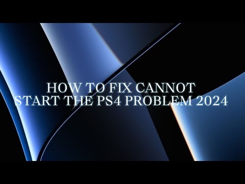 How To Fix Cannot Start The Ps4 Problem 2026
