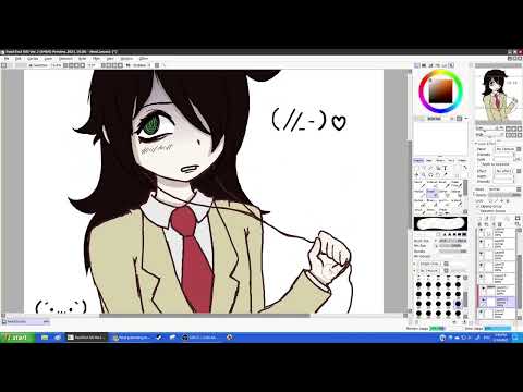 Tomoko Kuroki Watamote! Valentines Day speedpaint