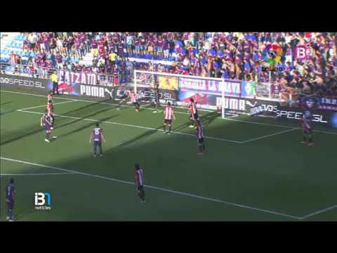 Gol Adrián tras corner. Eibar 2 - Athletic Bilbao 0. Liga BBVA 15/16