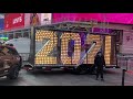 2021 Numerals Have Arrived In Times Square Pinoy In NYC Shorts