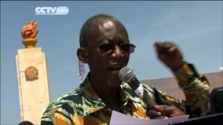 Burkina Faso Protesters Set Parliament on Fire