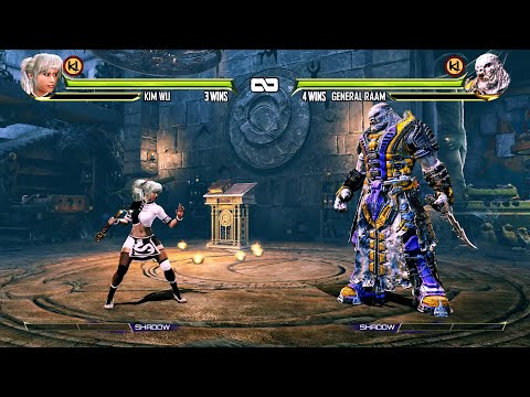 Kim Wu vs General Raam - Epic Fighting Game (Very Hard) | 4K UHD Gameplay