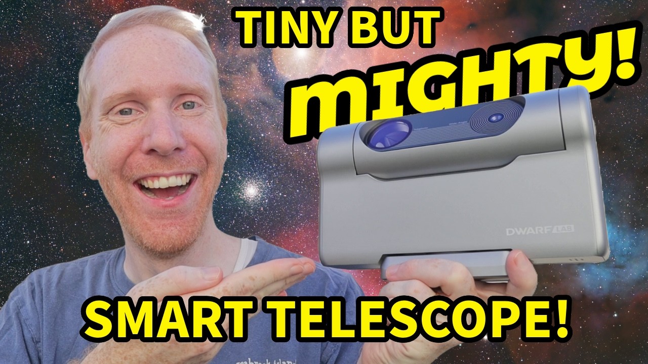 Take this AMAZING $500 smart telescope ANYWHERE! Unboxing and First Light of the Dwarf III :)