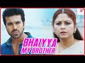 Bhaiyya My Brother Movie Scenes Jayasudha Shocked To Meet Ram Charan Allu Arjun Kajal Aggarwal