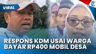 Dedi Mulyadi Minta Maaf soal Mobil Desa Berbayar di Ciamis, Tawarkan Solusi Rereongan