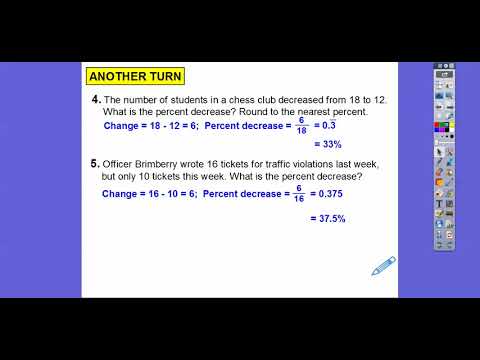 Percent Increase And Decrease Lesson 5 1