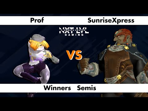 NXT LVL Gaming 16 - Winners Semis - Prof (Sheik) vs SunriseXpress (Ganon) - SSBM Smash Melee