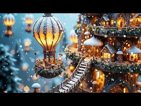 Tiny Winter Wonderland | 1 Hour Cozy Christmas Village Ambience