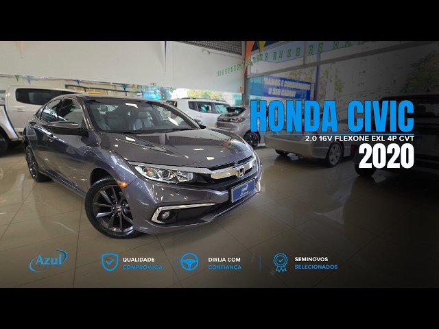 Vídeo HONDA CIVIC 2.0 16V FLEXONE EXL 4P CVT