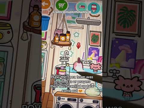 This is everything we wanted 🤩 finally Toca Boca is listening to us