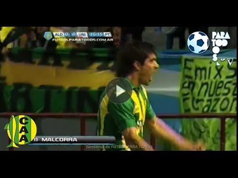 Gol Malcorra - Aldosivi 1 - Unión 0. Fecha 17. Torneo Primera B Nacional. Fútbol Para Todos.