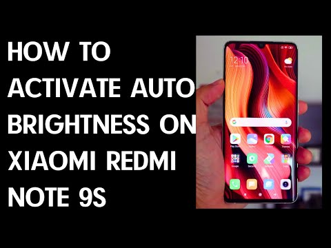 How to Switch On Automatic Brightness in Xiaomi Redmi Note 9S