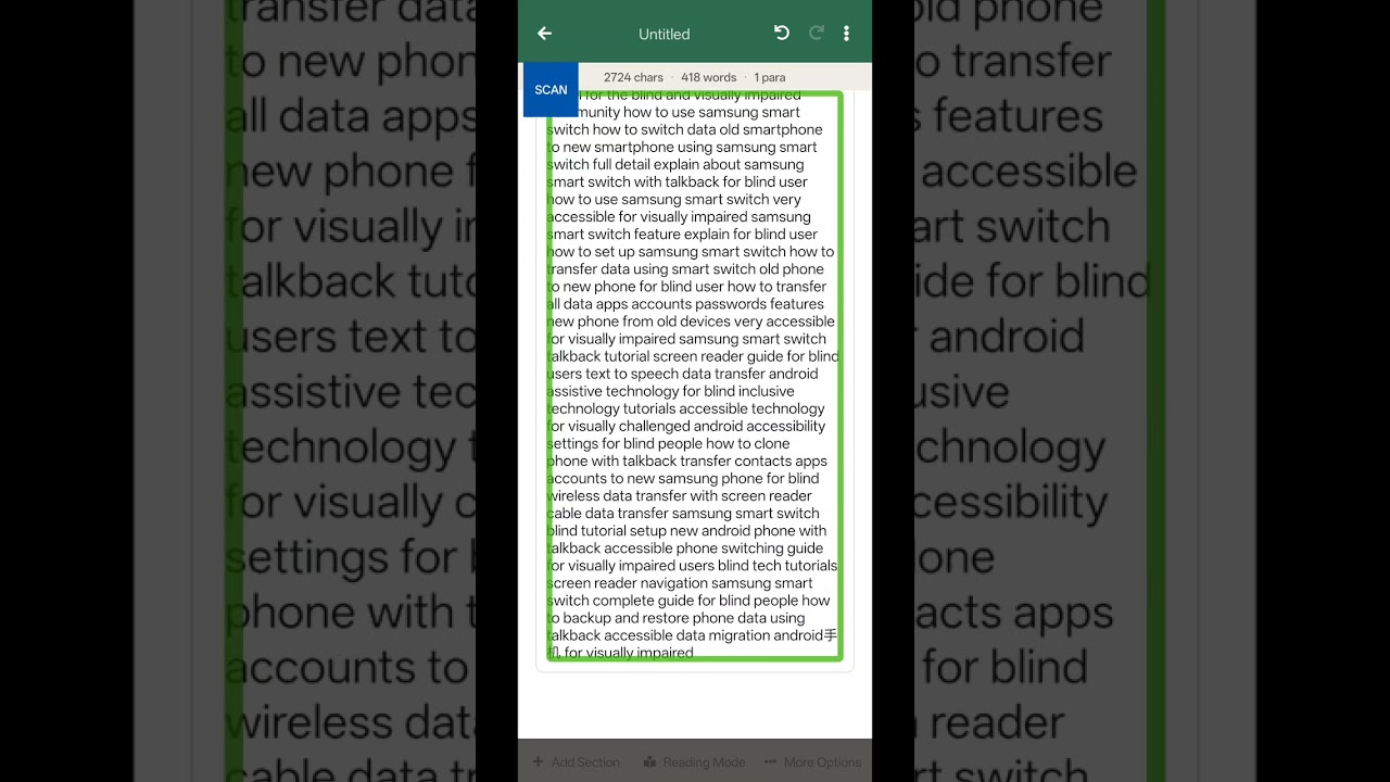 smart switch super fast data transfer app accessible for blind transfer data old phone to new phone 