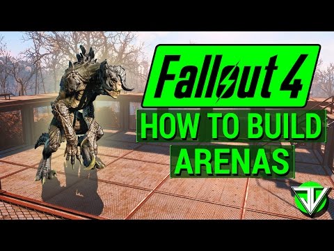 FALLOUT 4: How To Start ARENA BATTLES in Wasteland Workshop DLC! (Everything About Building Arenas)