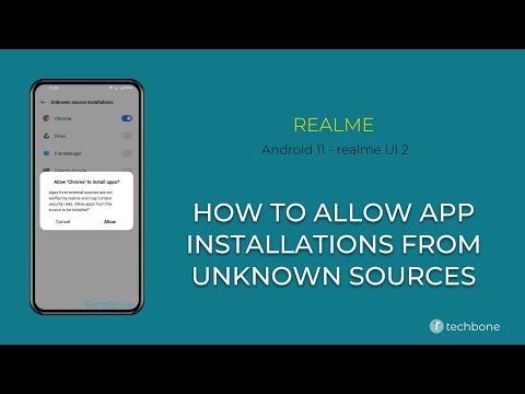 How to Allow App Installations from Unknown Sources - realme [Android 11 - realme UI 2]