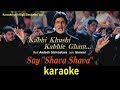 Say Shava Shava Karaoke Track With BigB Simulated Vocals For Karaoke Enthusiasts