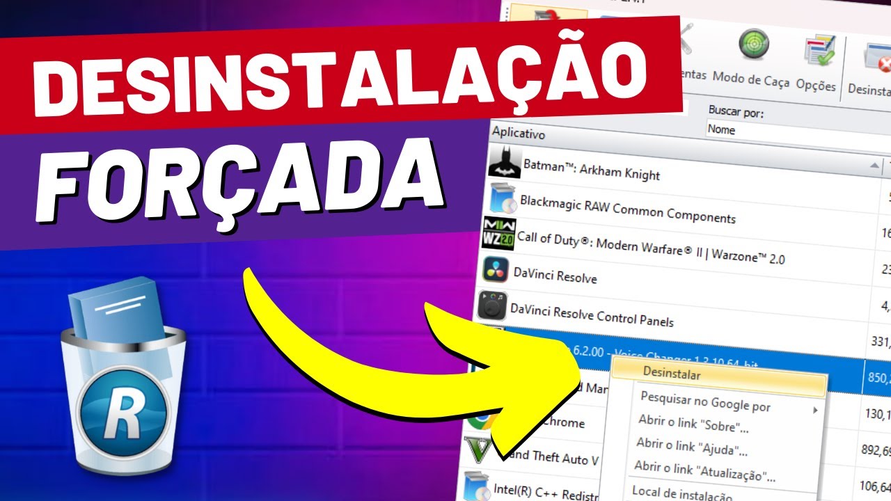 COMO REMOVER PROGRAMAS QUE NÃO QUEREM SAIR (Muito Fácil)