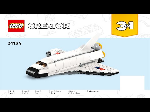 LEGO instructions - Creator - 31134 - Space Shuttle (Book 1)