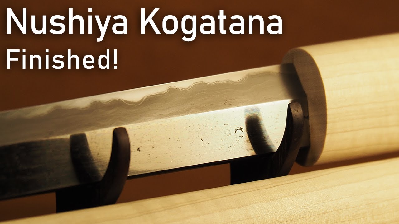 塗師屋小刀を真剣に作ってみた。完成！ / Making a Nushiya Kogatana. Finished!