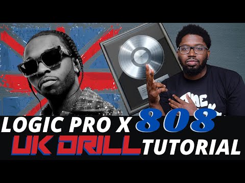 How To Make UK Drill/Pop Smoke 808s Glides in Logic Pro X (10.5 UPDATE) | SAMPLER TUTORIAL