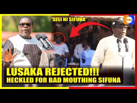 Lusaka Booed Off Stage After Attacking Sifuna and Wamboka in Bungoma