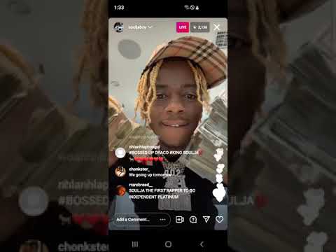 Soulja Boy disses Go Yayo and gets ready for tour on live!