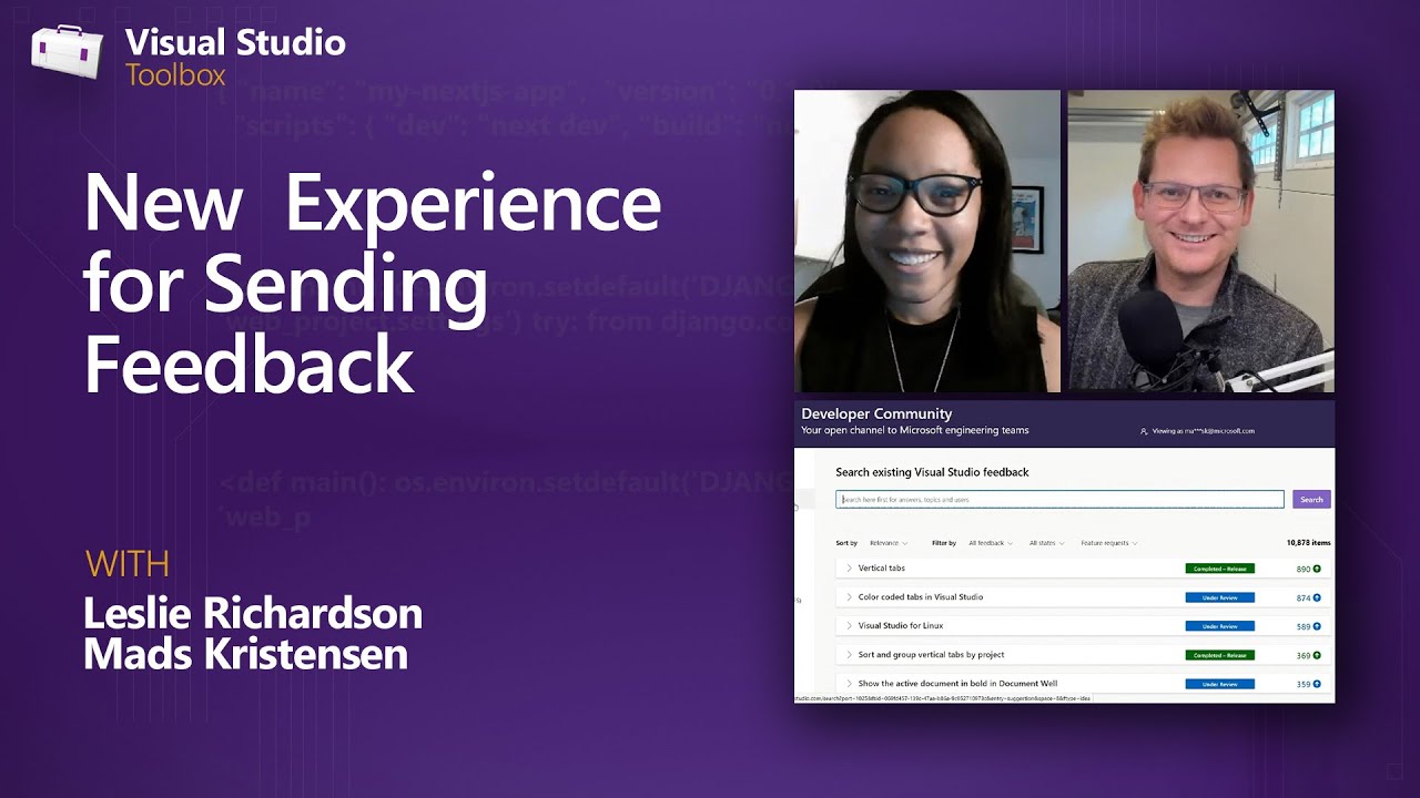New Experience for Sending Feedback