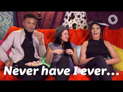 Geordie Shore stars Marnie Simpson, Chloe Ferry and Nathan Henry play NEVER HAVE I EVER