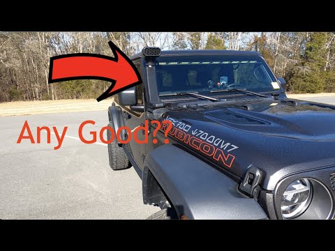 Honest Review - Rugged Ridge AmFib Snorkel System for the Jeep JL/JT