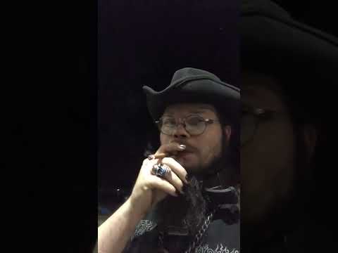 Smoking a swisher sweet tropical