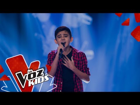 Sanatigo sings Te Voy a Amar - Blind Auditions | The Voice Kids Colombia 2019