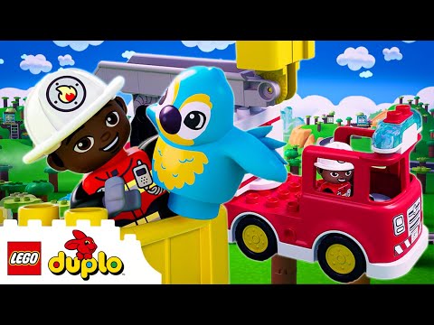 Fireman Saves the Day! 🚒| Trucks & Construction Vehicles for Kids | LEGO DUPLO | Cartoons for Kids
