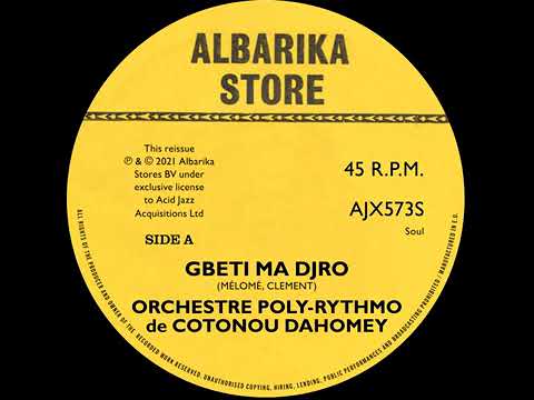 ORCHESTRE POLY RYTHMO de COTONOU DAHOMEY