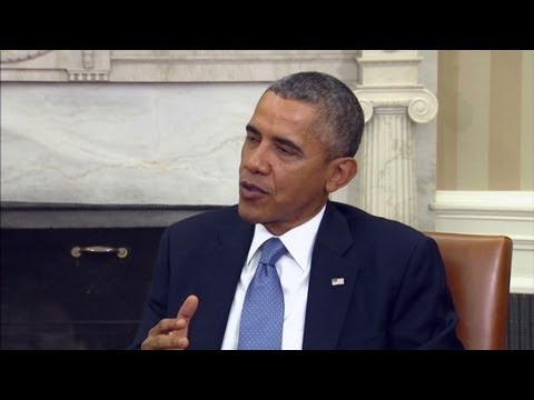 Pres. Obama comments on budget showdown with Congress