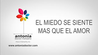 El miedo se siente mas a flote que el Amor