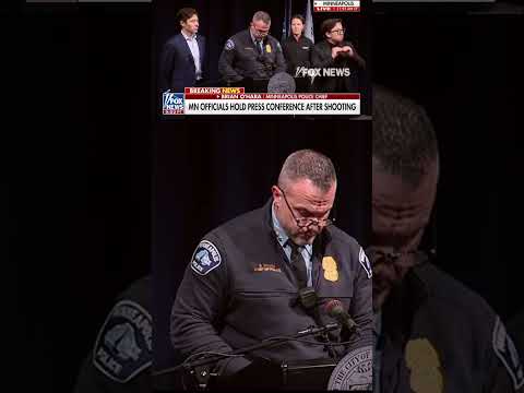 BREAKING: Minneapolis police chief speaks after deadly shooting with federal agents #shorts #foxnews