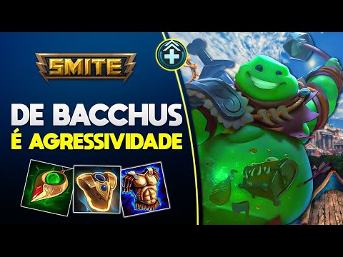 De Baco TEM que ser AGRESSIVO! BACO/BACCHUS SUPORTE - ⚡ Smite BR Ranked Conquista